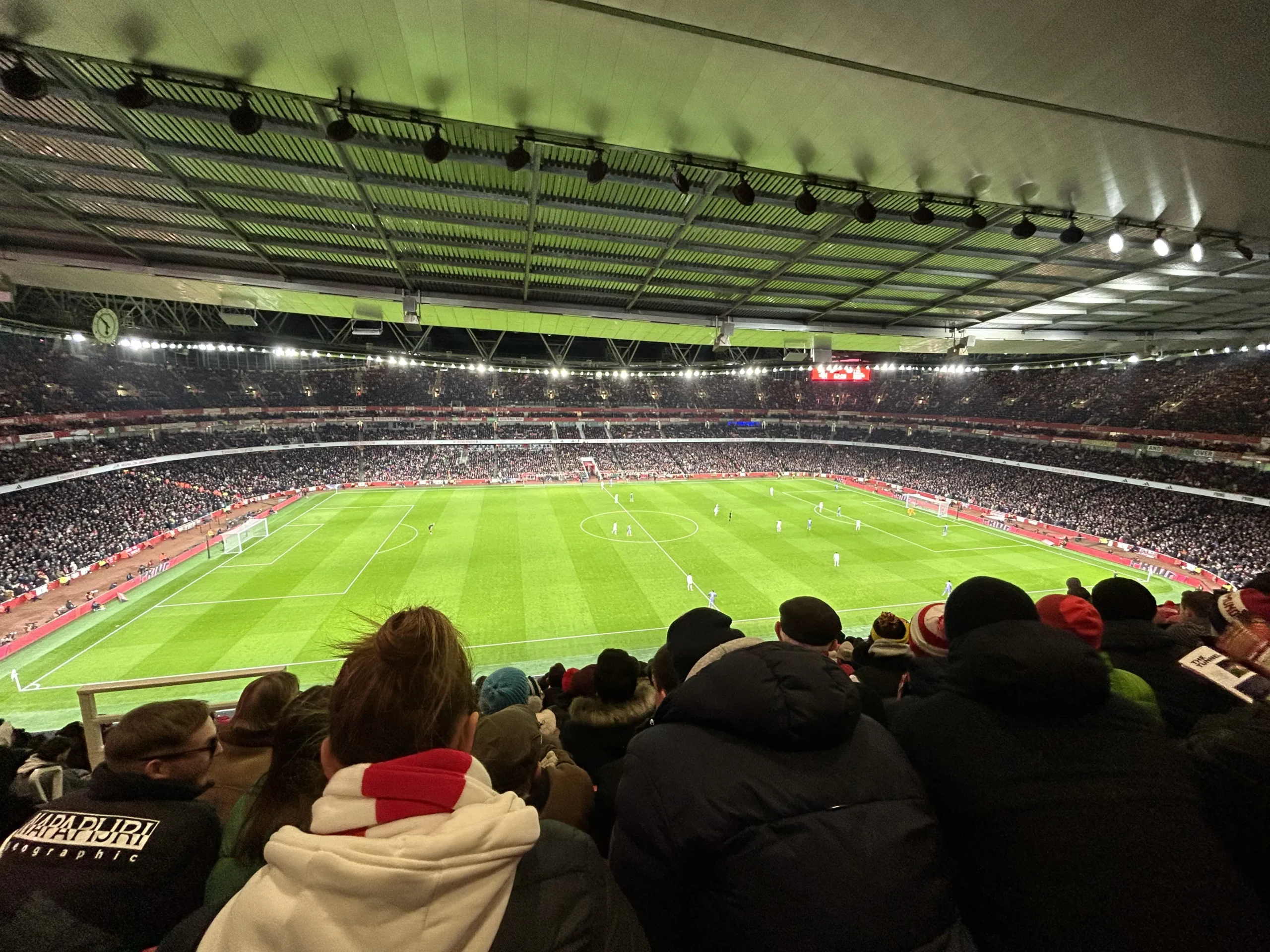 Upper tier Eaststand view