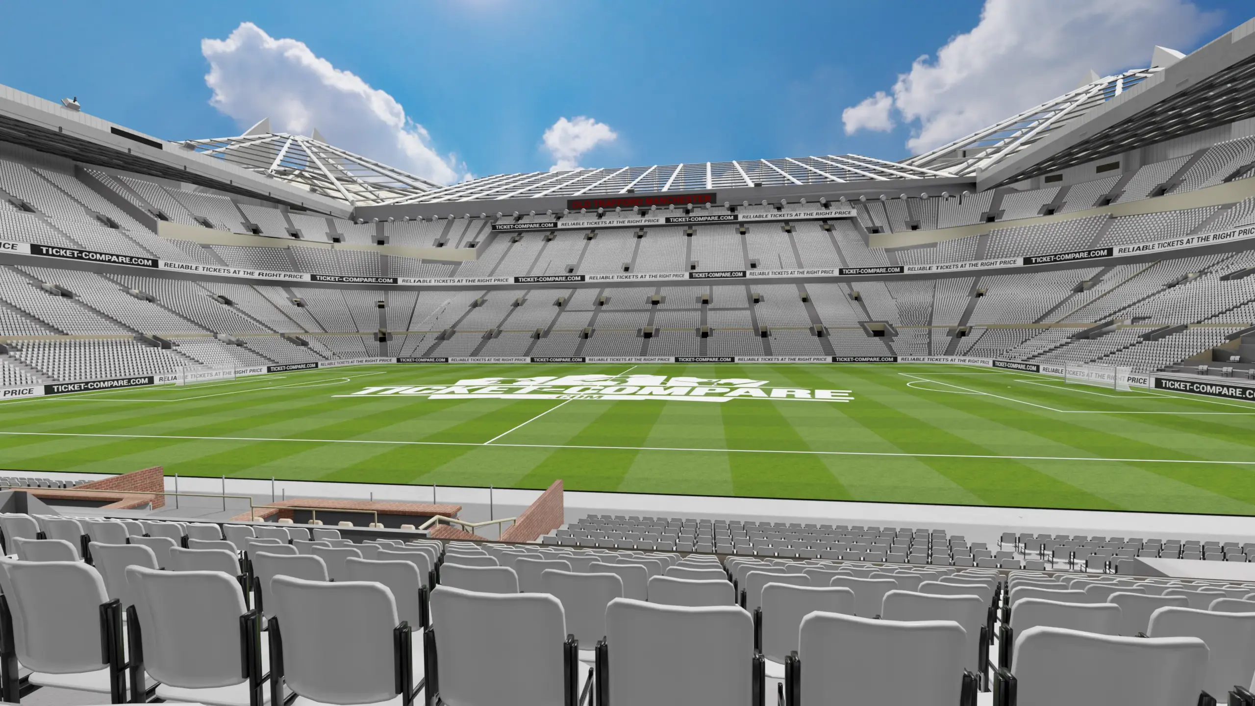 Old Trafford Hospitality (Block s125) näkymä