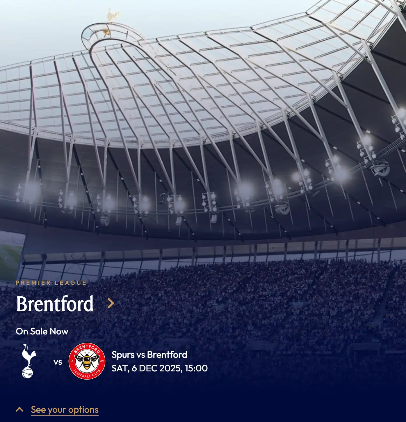 Premium Experiences page