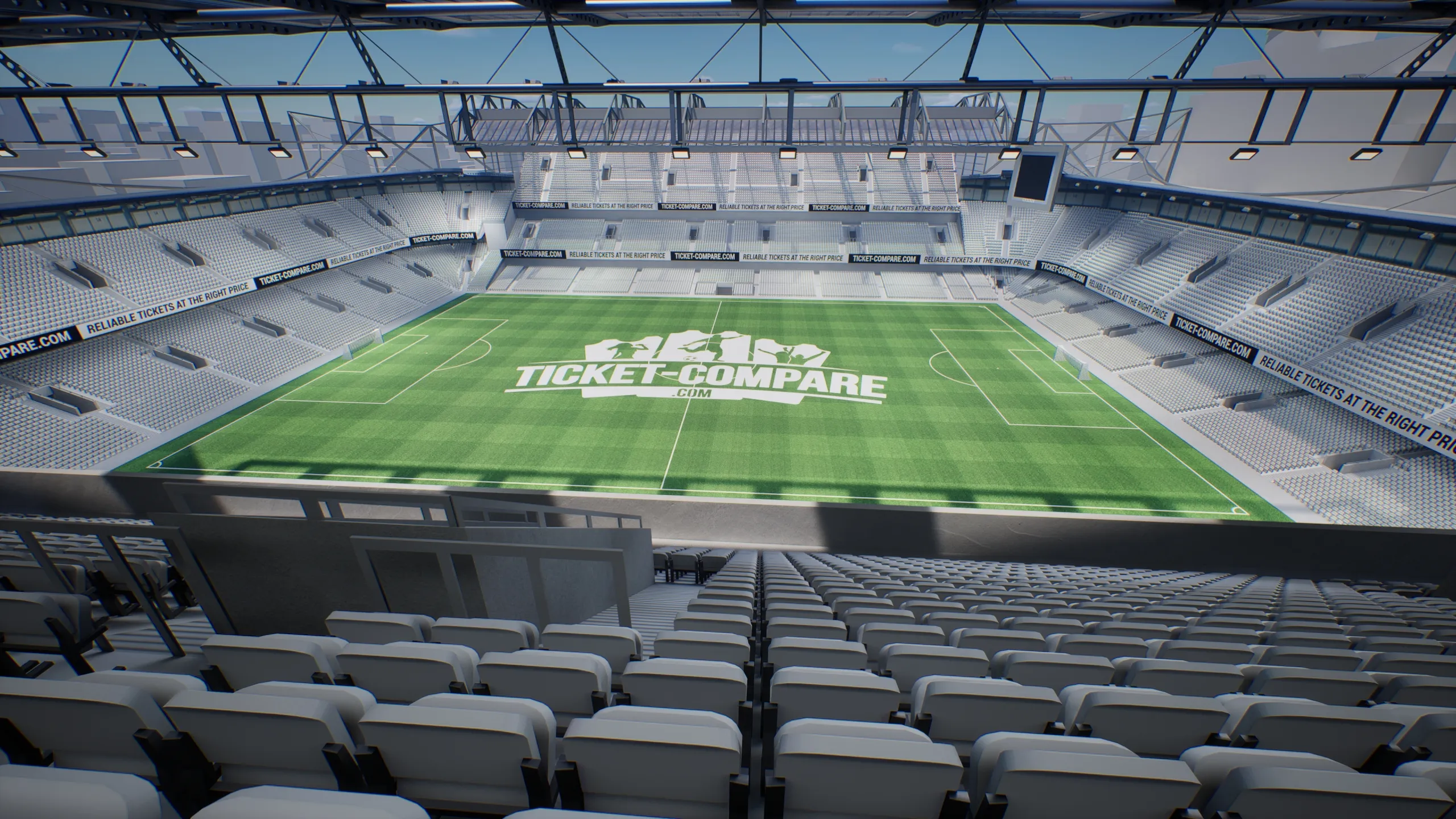 West Stand Upper näkymä Stamford Bridgellä