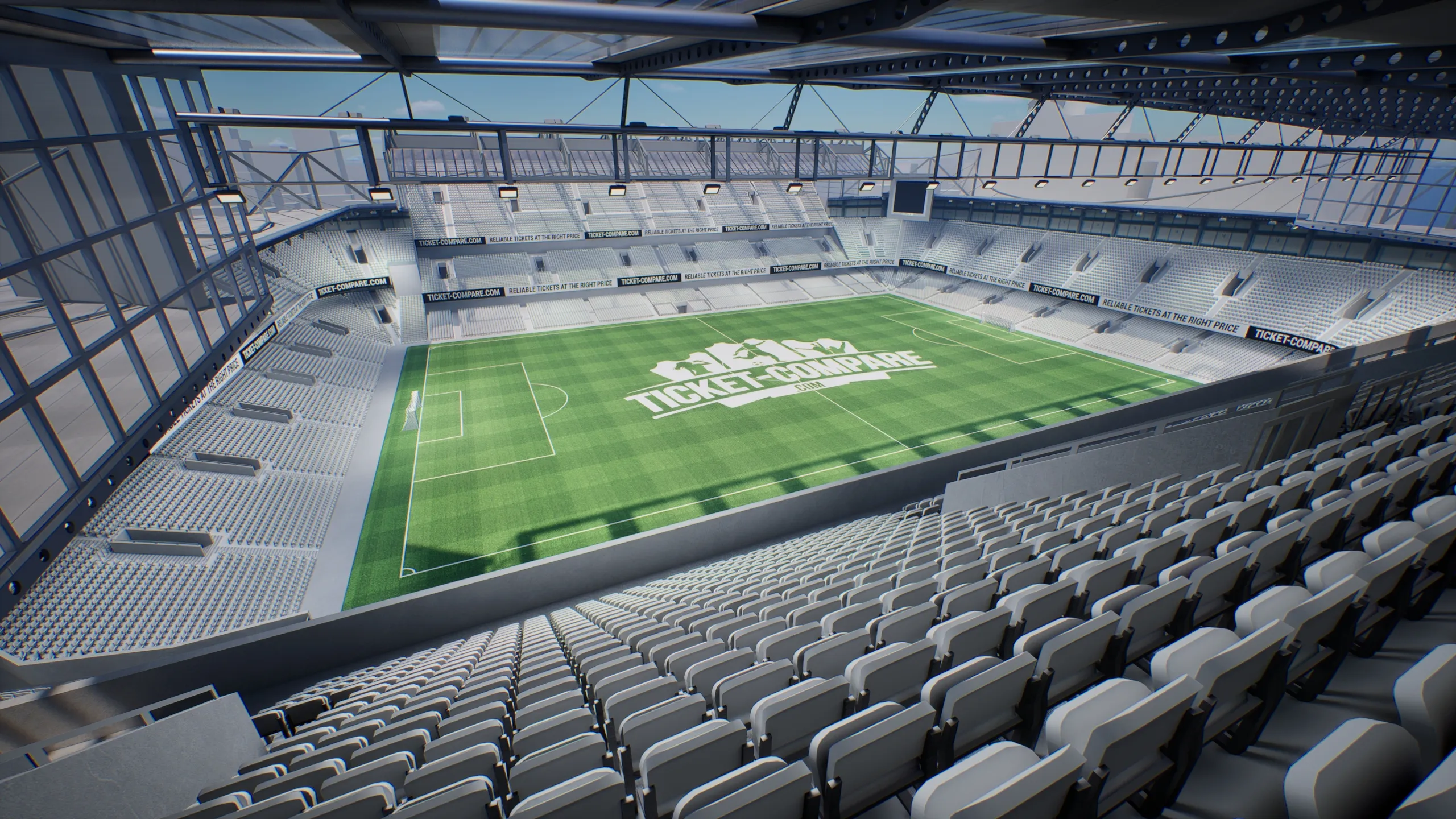 Näkymä Stamford Bridgellä WU8-lohkosta (renderöity)